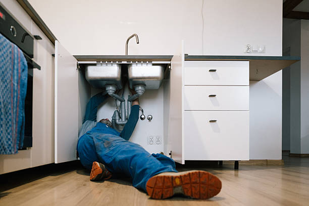Professional Plumbing technician working in Azalia, MI